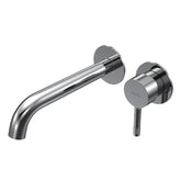 Parisi Tondo II Wall Mixer with 190mm Spout (Individual Flanges) | Chrome